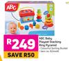 ABC Baby Playset Stacking Ring Pyramid