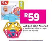 ABC Soft Ball 4 Assorted