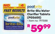 Pool Brite Brite Blu Water Clarifier Tablets PO5600