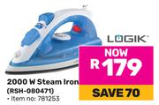Logik 2000W Steam Iron (RSH-080471)