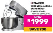 Kenwood 1000W HomeBake Stand Mixer (KHH01.000SI)