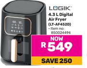 Logik 4.3L Digital Air Fryer LT-AF452D