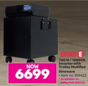 Ellies 720W/1200VA Inverter With Trolley Modified Sinewave