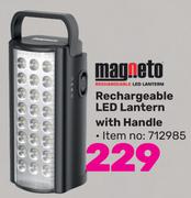 Magneto Rechargeable LED Lantern With Handle