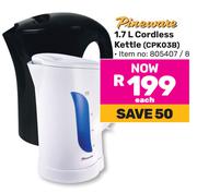 Pineware 1.7L Cordless Kettle CPK03B
