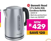 Bennett Read 1.7L Satin Silk Cordless Kettle