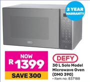 Defy 30L Solo Model Microwave Oven DMO 390