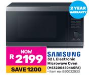 Samsung 32L Electronic Microwave Oven MS32DG4504AGFA
