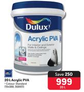 Dulux Acrylic PVA-20L