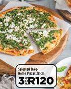 Selected Take Home Pizzas 28cm-For 3