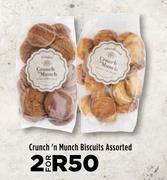 Crunch 'n Munch Biscuits Assorted-For 2