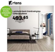 Artens Laminate Basic Trend Oak Grey 1376 x 193 x 6mm