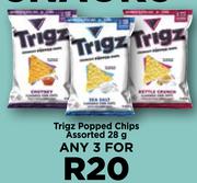 Trigz Popped Chips Assorted-For Any 3 x 28g