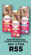 Bakealot.Yum Seed Crackers Assorted-For Any 2 x 105g
