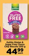 Gullon Gluten & Sugar Free Choco Chip Biscuits-200g Each