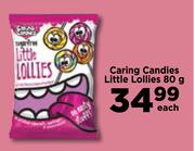 Caring Candies Little Lollies-80g Each