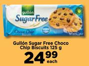 Gullon Sugar Free Choco Chip Biscuits-125g Each