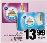 Lil-Lets Maxi Sanitary Towels(Selected)-7's/8's/10's Per Pack