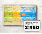 Comessa Tortilla Wraps-For 2 x 8's
