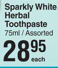 Himalaya Sparkly White Herbal Toothpaste Assorted-75ml Each