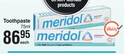 Meridol Toothpaste-75ml Each