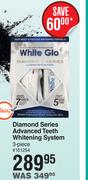 White Glo Diamond Series Advanced Teeth Whitening System 3 Piece