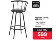 Haymen Swivel Bar Stool
