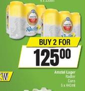 Amstel Lager Radler Cans-For 2 x 6 x 440ml
