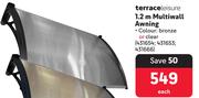 Terrace Leisure 1.2m Multiwall Awning-Each