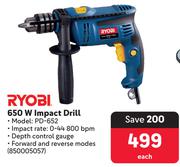 Ryobi 650W Impact Drill PD-652-Each