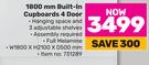 Ucan 1800mm Built In Cupboards