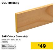 Col Timbers SAP Colour Coverstrip-8mm x 44mm x 3.0m