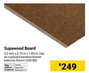 Supawood Board-3.2mm x 2.75m x 1.83m