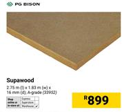 PG Bison Supawood-2.75m (I) x 1.83m (W) x 16mm (d)