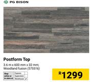 PG Bison Postform Top-3.6m x 600mm x 32mm