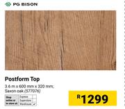 PG Bison Postform Top-3.6m x 600mm x 32mm