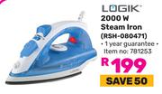 Logik 2000W Steam Iron RSH-080471