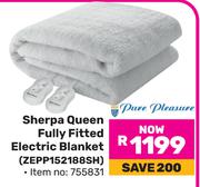 Pure Pleasure Sherpa Queen Fully Fitted Electric Blanket ZEPP152188SH