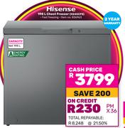 Hisense 198L Chest Freezer H245CFS