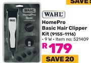 Wahl Home Pro Basic Hair Clipper Kit 9155-1116