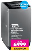 Defy 17Kg Top Loader Washing Machine DTL153