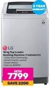 LG 18Kg Top Loader Washing Machine T1885NEHTE
