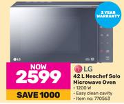 LG 42Ltr Neochef Solo Microwave Oven 770563