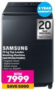 Samsung 19Kg op Loader Washing Machine WA19CG6745BV