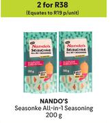 Nando's Seasonke All-In-1 Seasoning-For 2 x 200g