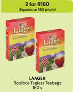 Laager Rooibos Tagless Teabags-For 2 x 160