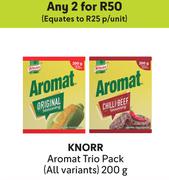 Knorr Aromat Trio Pack ( All Variants)-For Any 2 x 200g