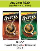 Frisco Gusset (Original Or Granules)-For Any 2 x 750g 
