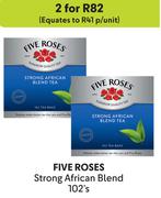 Five Roses Strong African Blend-For 2 x 102's