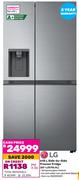 LG 610L Side By Side Freezer Fridge GC-L257SLXL